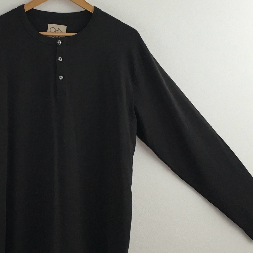 Chaser | Dark Chocolate Brown Long Sleeve Tees